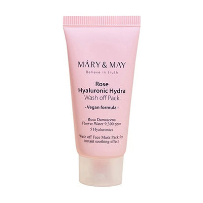 MARY&MAY Rose Hyaluronic Hydra Wash Off Pack- Peaches&Creme Shop Korean Skincare Malta