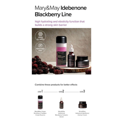 MARY & MAY Blackberry Complex Cream Essence - Peaches&Creme Shop Korean Skincare Malta