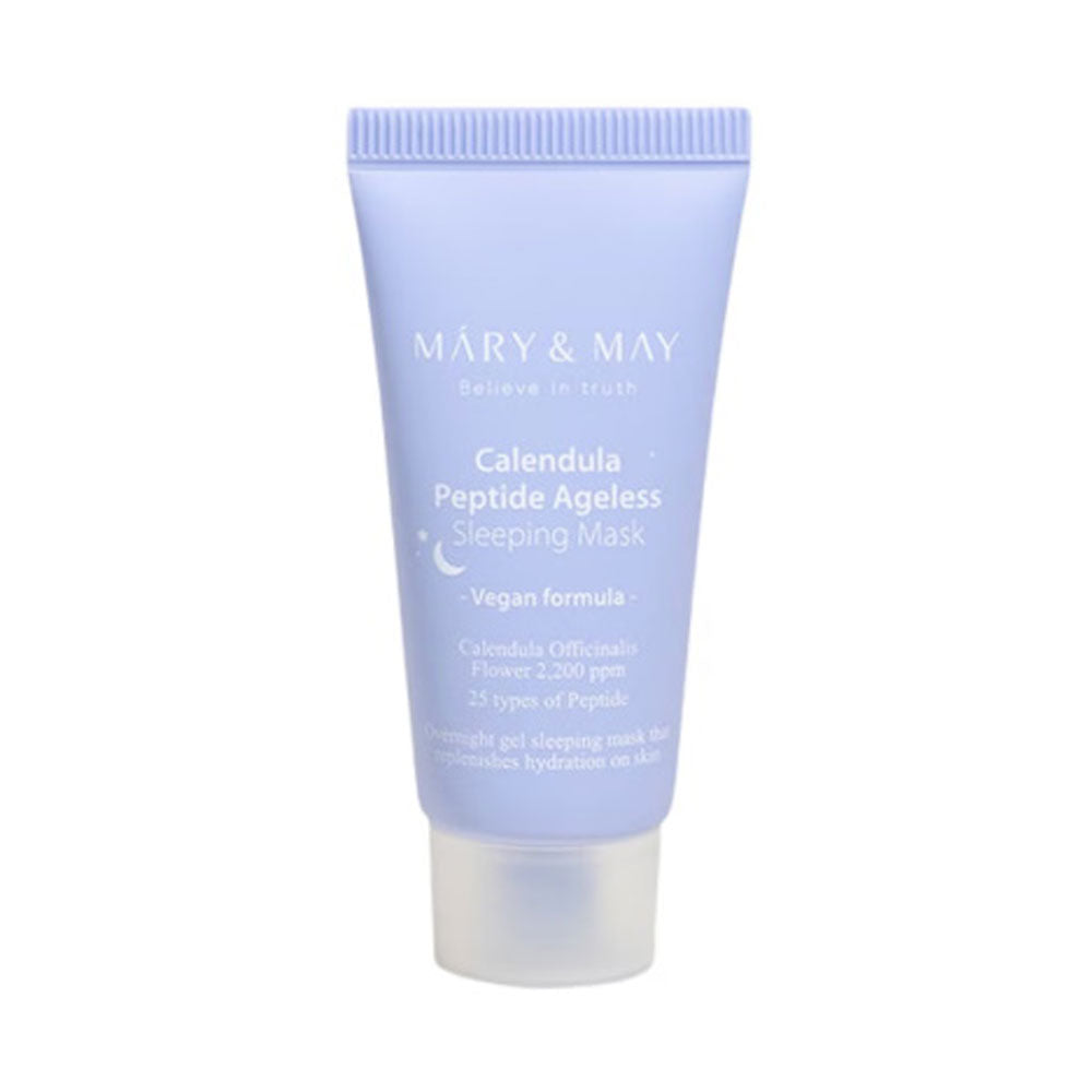 MARY & MAY Calendula Peptide Ageless Sleeping Mask - Peaches&Creme Shop Korean Skincare Malta