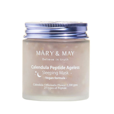 MARY & MAY Calendula Peptide Ageless Sleeping Mask - Peaches&Creme Shop Korean Skincare Malta