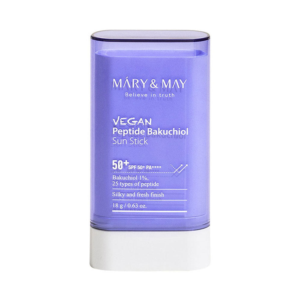 MARY&MAY Vegan Peptide Bakuchiol Sun Stick - Peaches&Creme Shop Korean Skincare Malta