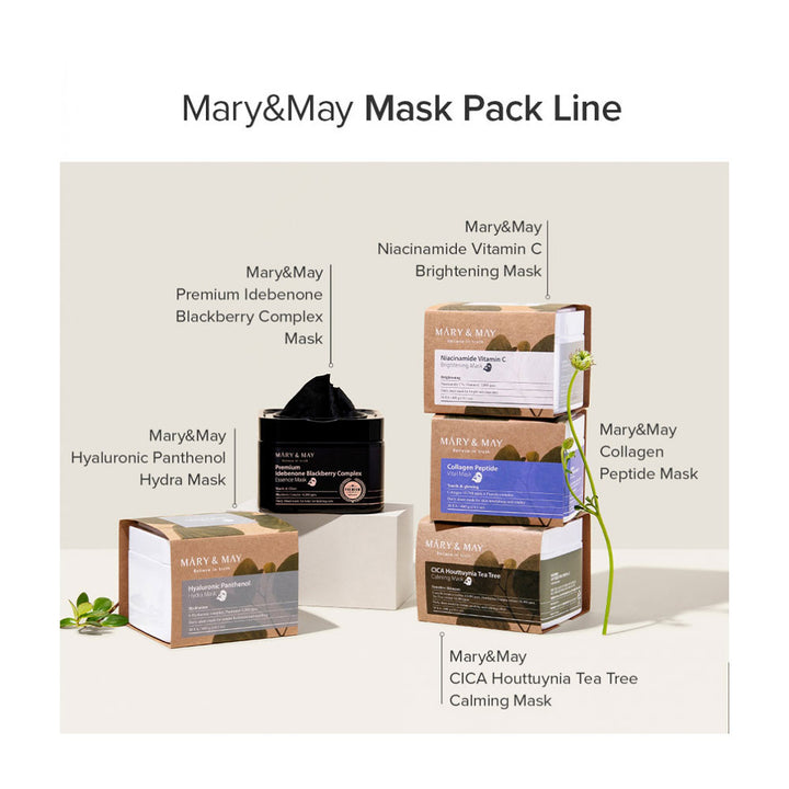 MARY & MAY CICA Houttuynia Tea Tree Calming Mask - Peaches&Creme Shop Korean Skincare Malta