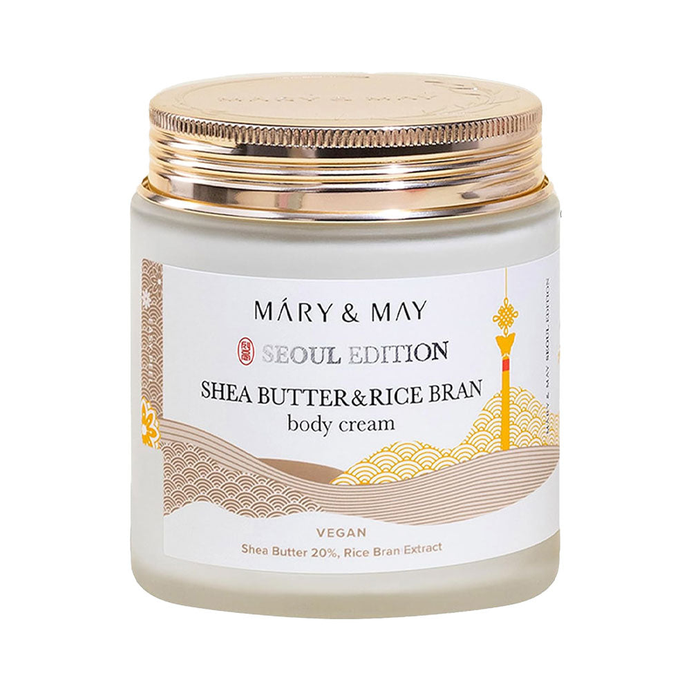 MARY&MAY Shea Butter & Rice Bran Body Cream - Peaches&Creme Shop Korean Skincare Malta