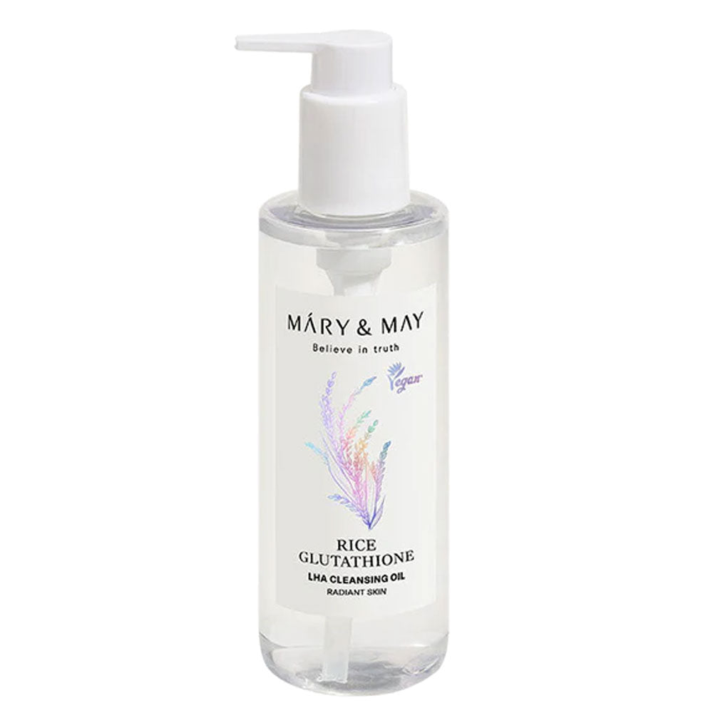 MARY & MAY Rice Glutathione LHA Cleansing Oil - Peaches&Creme Shop Korean Skincare Malta