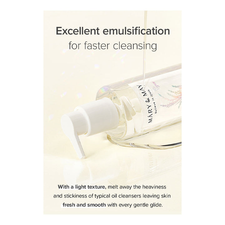 MARY & MAY Rice Glutathione LHA Cleansing Oil - Peaches&Creme Shop Korean Skincare Malta