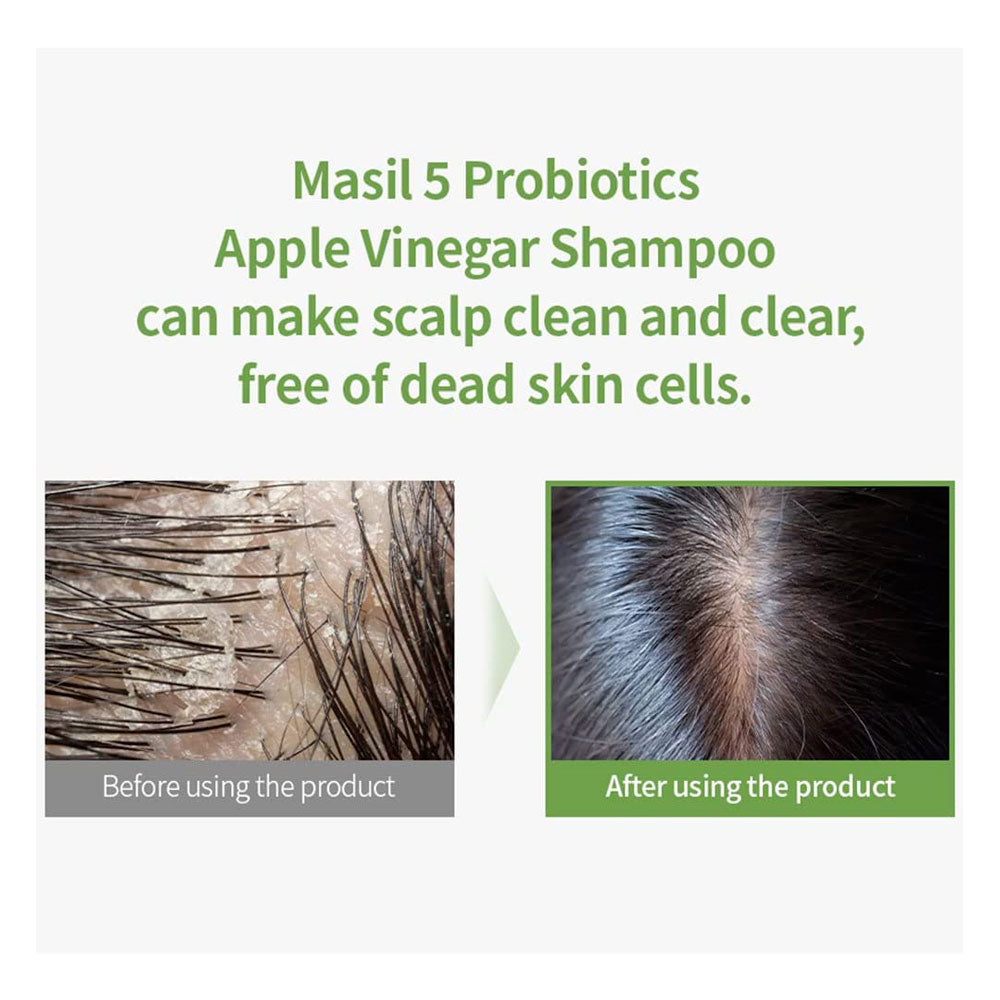 MASIL Probiotics Apple Vinegar Shampoo - Peaches&Creme Korean Skincare Malta