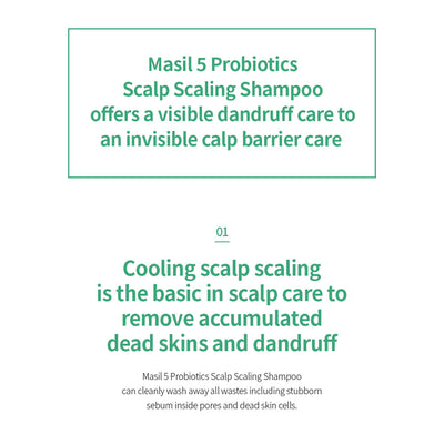 MASIL Probiotics Scalp Scaling Shampoo - Peaches&Creme Shop Korean Skincare Malta