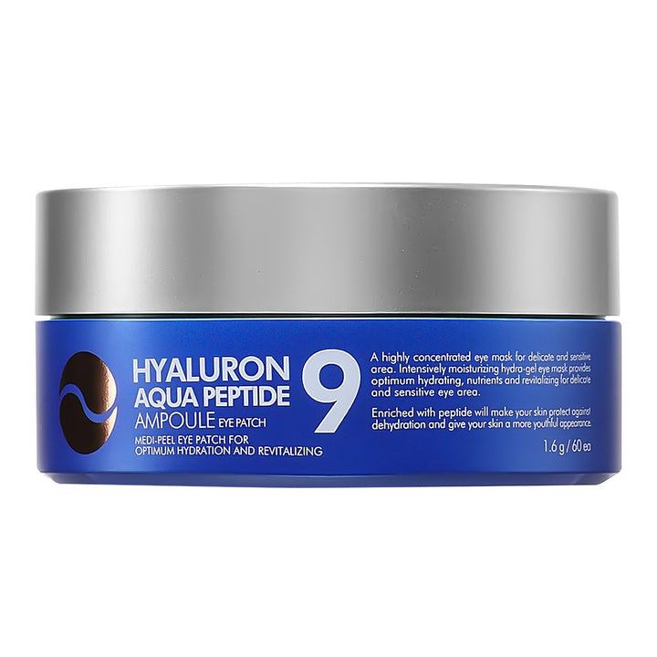 MEDI-PEEL Hyaluron Aqua Peptide 9 Ampoule Eye Patch - Peaches&Creme Shop Korean Skincare Malta