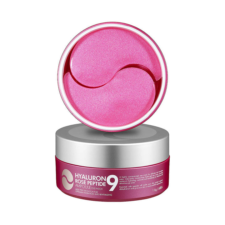 MEDI-PEEL Hyaluron Rose Peptide 9 Ampoule Eye Patch - Peaches&Creme Shop Korean Skincare Malta