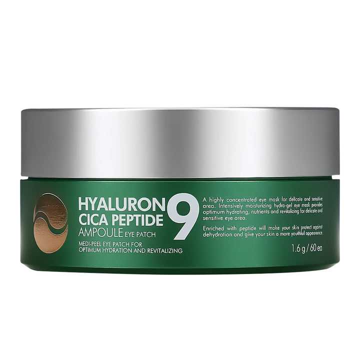 MEDI-PEEL Hyaluron Cica Peptide 9 Ampoule Eye Patch - Peaches&Creme Shop Korean Skincare Malta