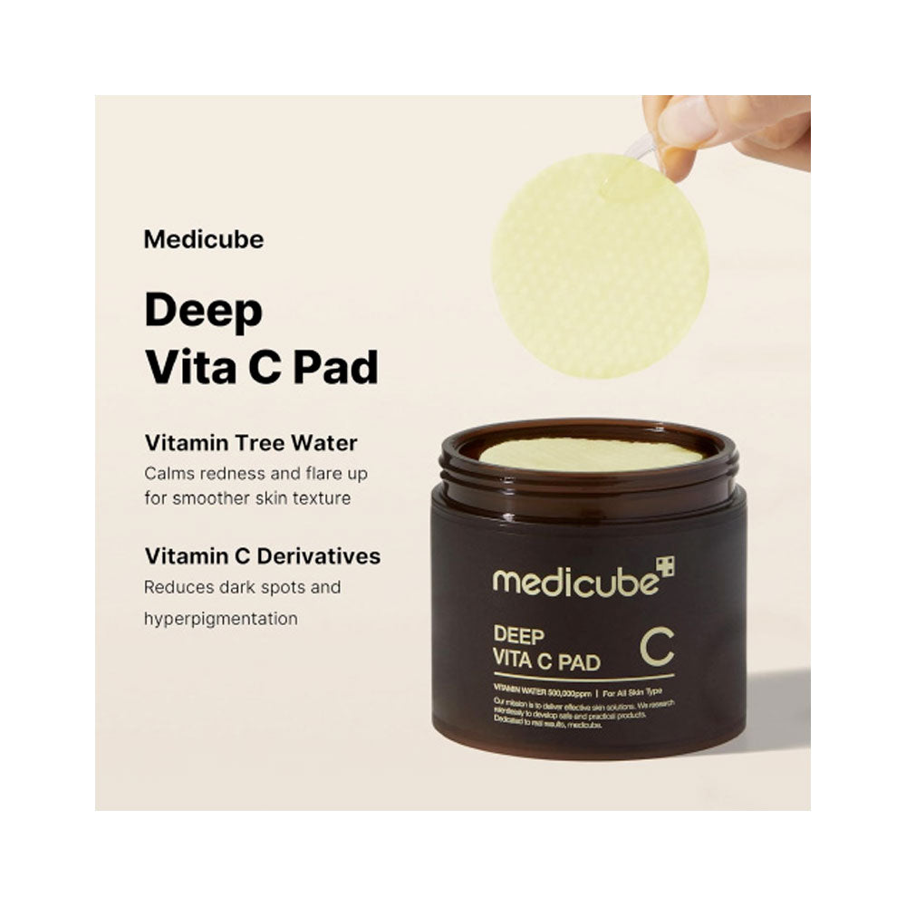 MEDICUBE Deep Vita C Pad - Peaches&Creme Shop Korean Skincare Malta