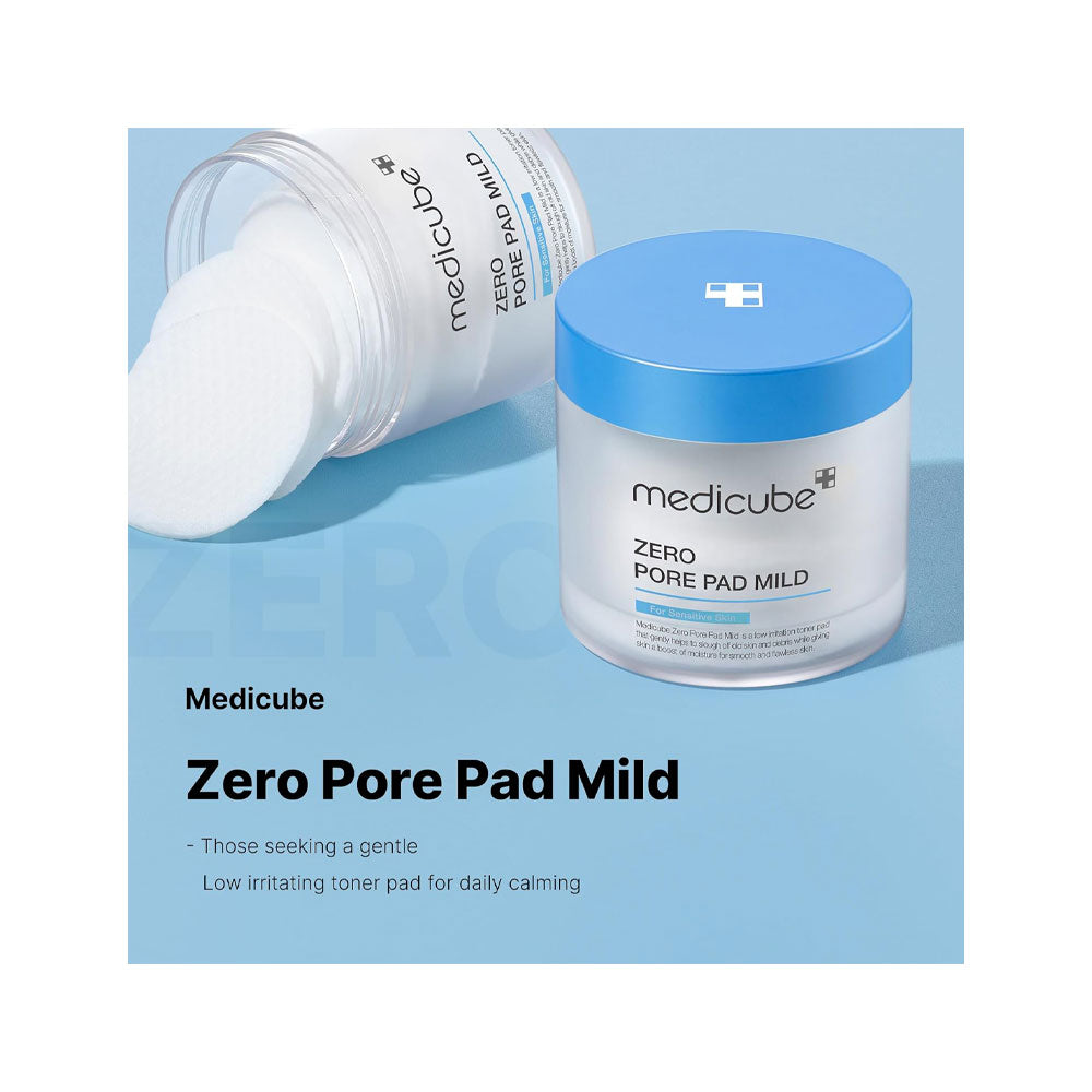 MEDICUBE Zero Pore Pad Mild - Peaches&Creme Shop Korean Skincare Malta