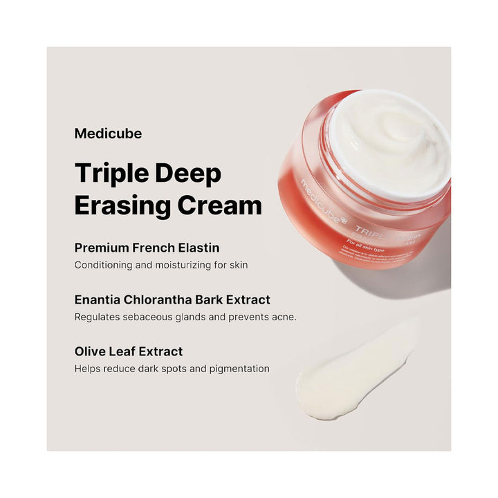 MEDICUBE Triple Collagen Cream - Peaches&Creme Shop Korean Skincare Malta