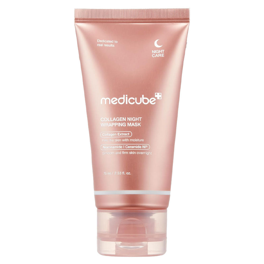 MEDICUBE Collagen Night Wrapping Mask - Peaches&Creme Shop Korean Skincare Malta