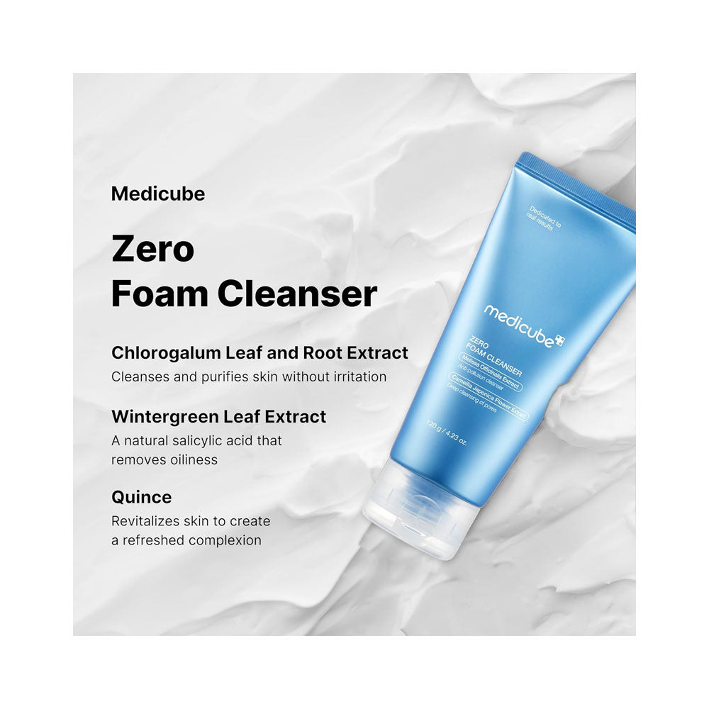 MEDICUBE Zero Foam Cleanser - Peaches&Creme Shop Korean Skincare Malta