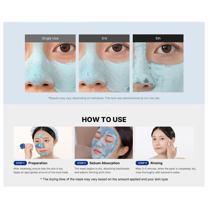 MEDICUBE Zero Pore Blackhead Mud Mask - Peaches&Creme Shop Korean Skincare Malta