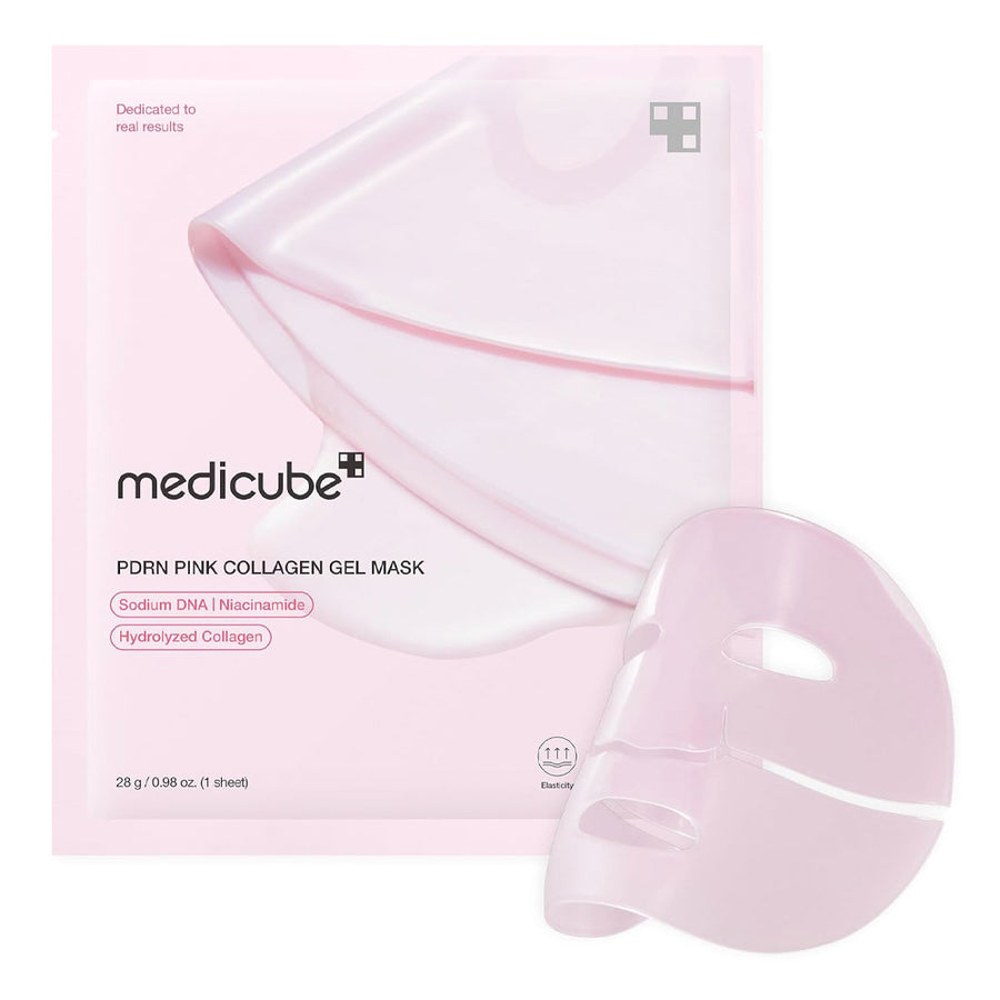 MEDICUBE PDRN Pink Collagen Jelly Gel Mask - Peaches&Creme Shop Korean Skincare Malta