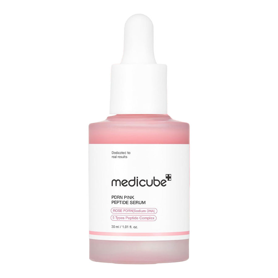 MEDICUBE PDRN Pink Peptide Glow Serum - Peaches&Creme Shop Korean Skincare Malta