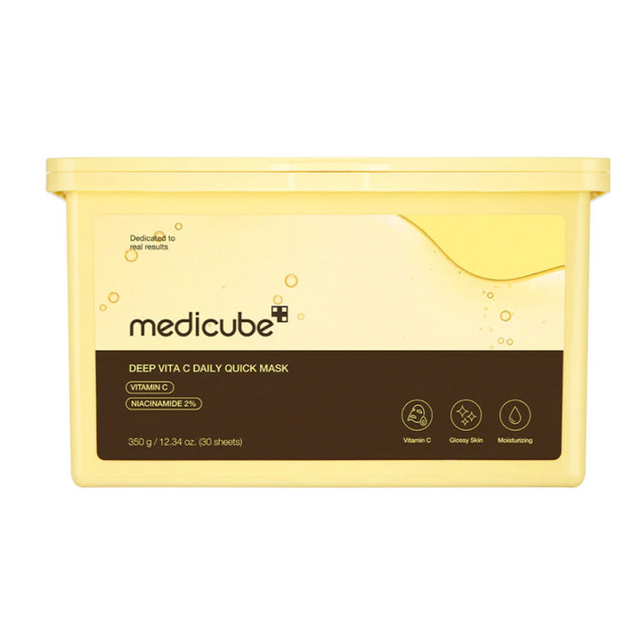 MEDICUBE Deep Vita C Daily Quick Mask - Peaches&Creme Shop Korean Skincare Malta