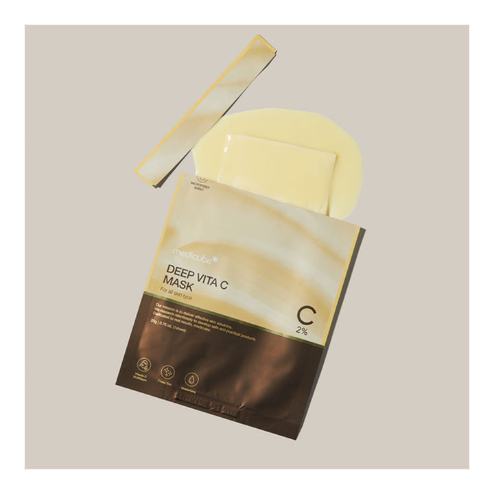 MEDICUBE Deep Vita C Mask - Peaches&Creme Shop Korean Skincare Malta