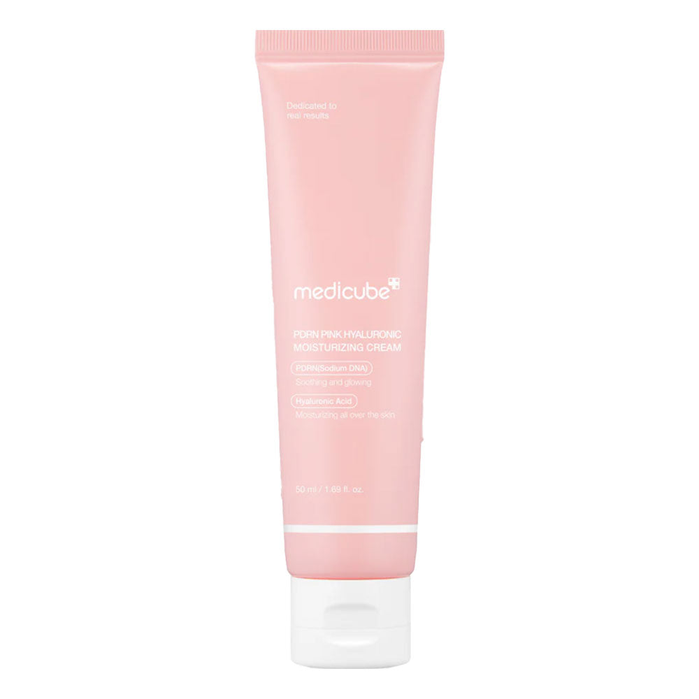 MEDICUBE PDRN Pink Hyaluronic Moisturizing Cream - Peaches&Creme Shop Korean Skincare Malta