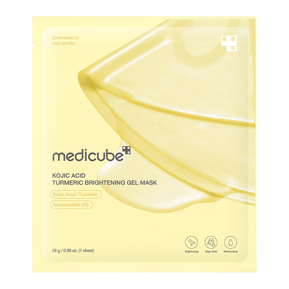 MEDICUBE Kojic Acid Turmeric Gel Mask - Peaches&Creme Shop Korean Skincare Malta