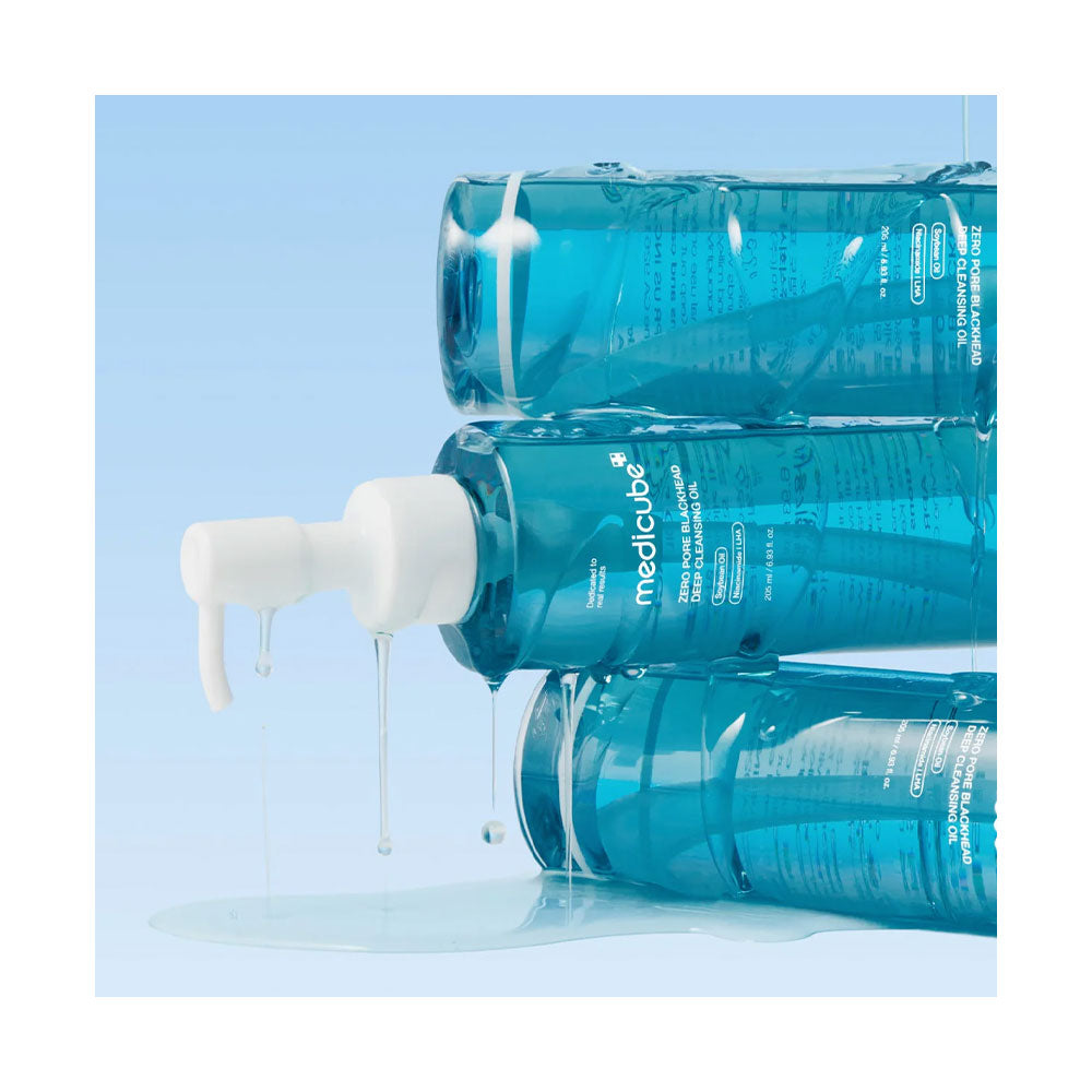 MEDICUBE Zero Pore Blackhead Deep Cleansing Oil - Peaches&Creme Shop Korean Skincare Malta