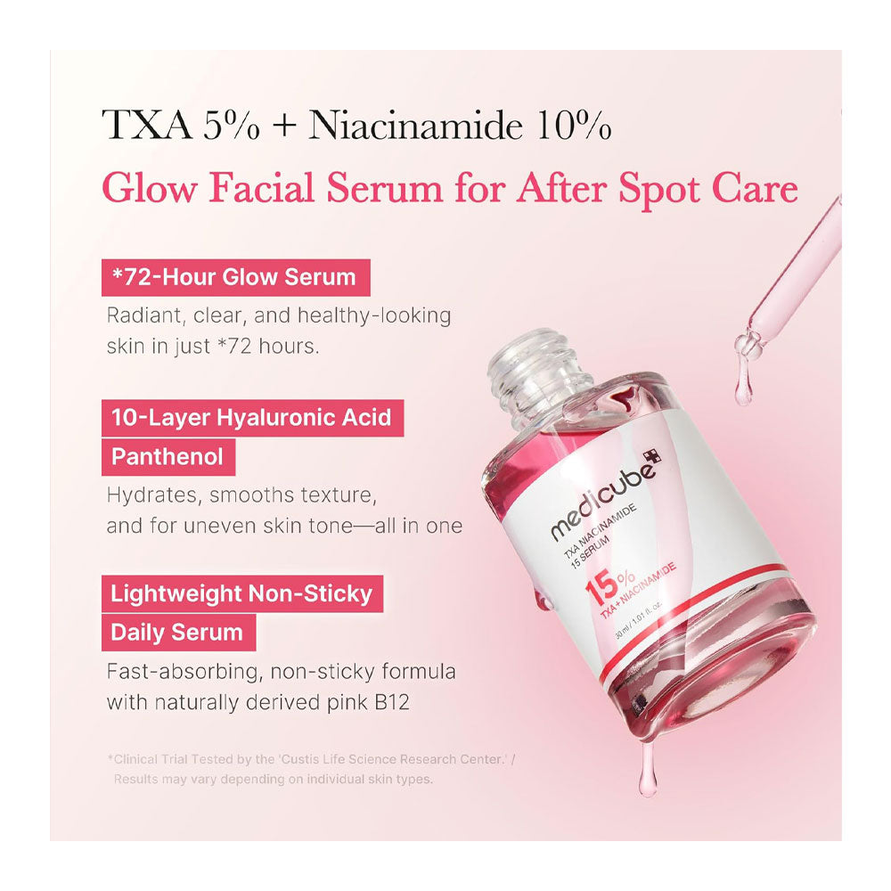 MEDICUBE TXA Niacinamide 15 Serum - Peaches&Creme Shop Korean Skincare Malta