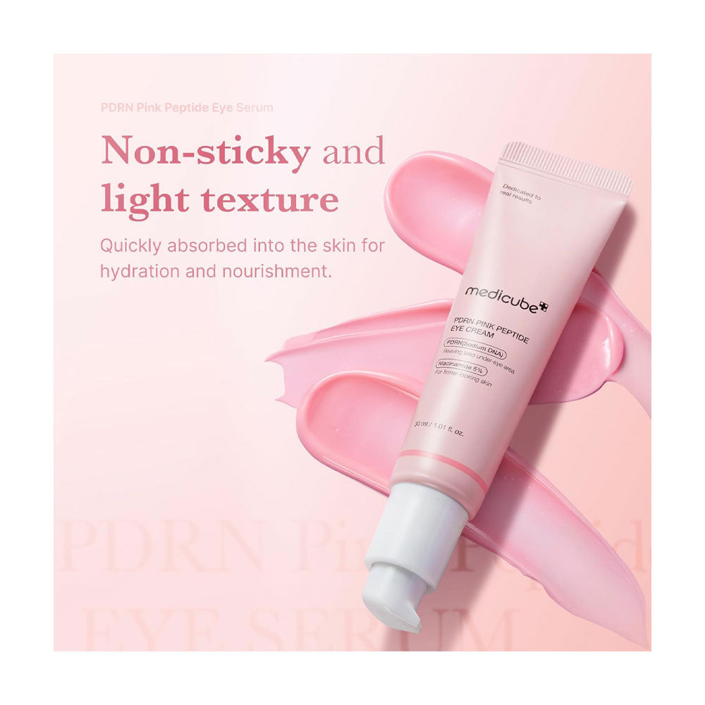 MEDICUBE PDRN Pink Peptide Eye Cream - Peaches&Creme Shop Korean Skincare Malta