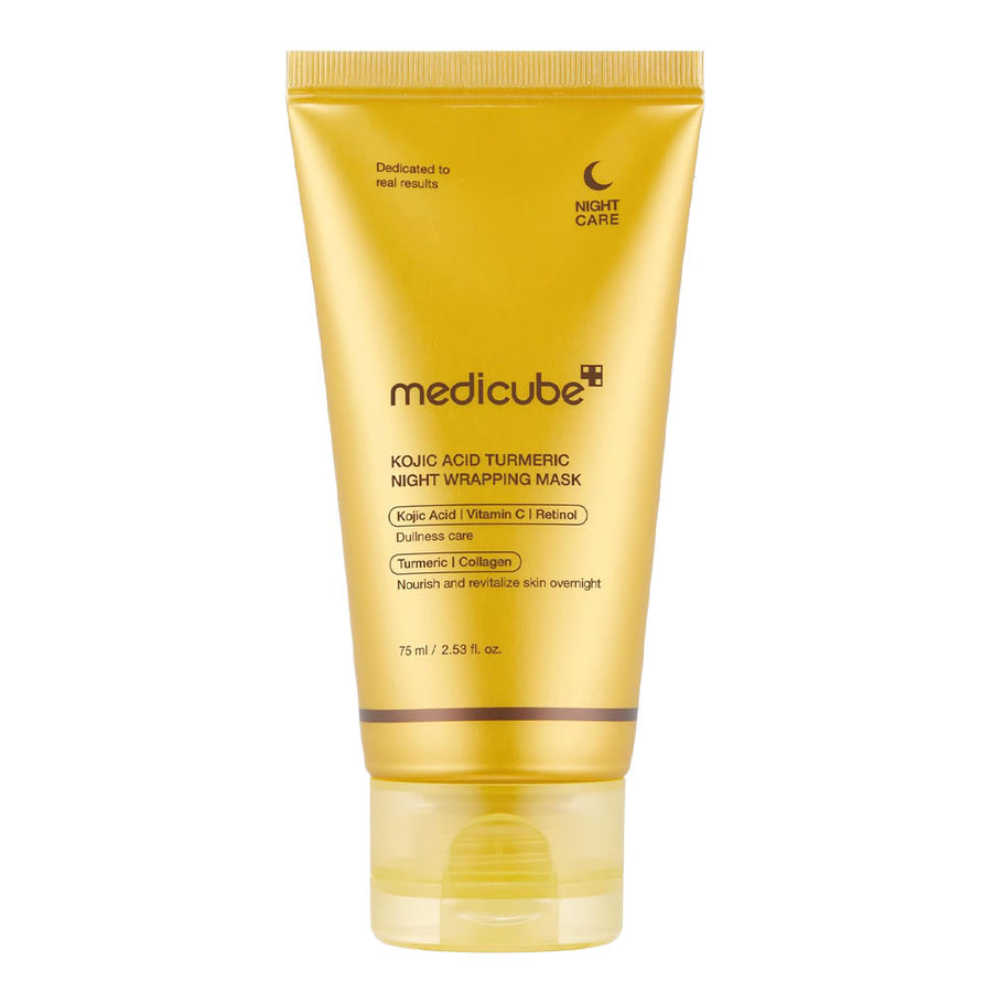 MEDICUBE Kojic Acid Turmeric Night Wrapping Mask - Peaches&Creme Shop Korean Skincare Malta