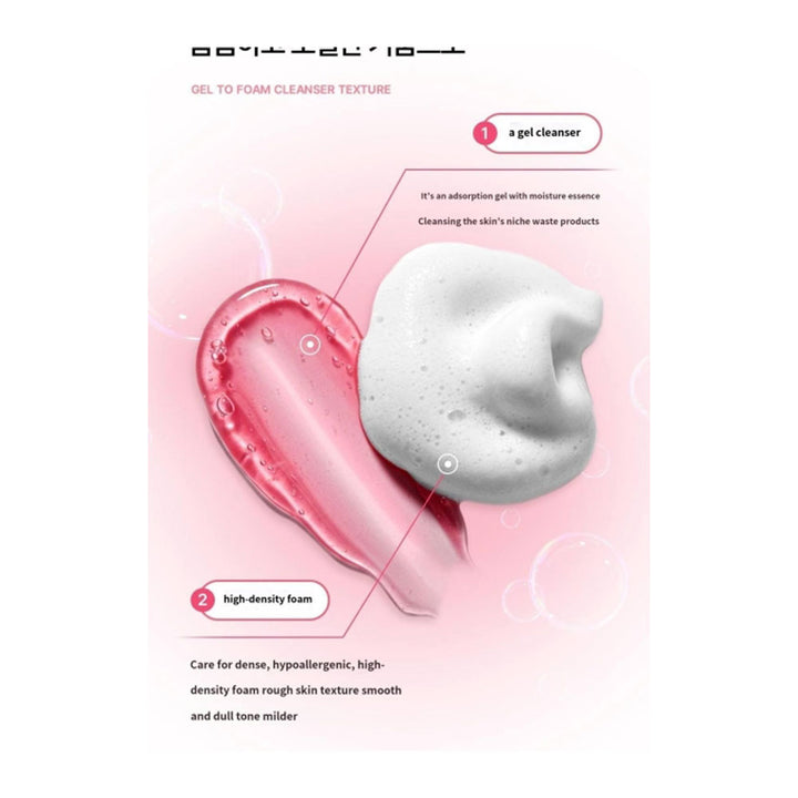 MEDICUBE PDRN Hydrating Gel Cleanser - Peaches&Creme Shop Korean Skincare Malta