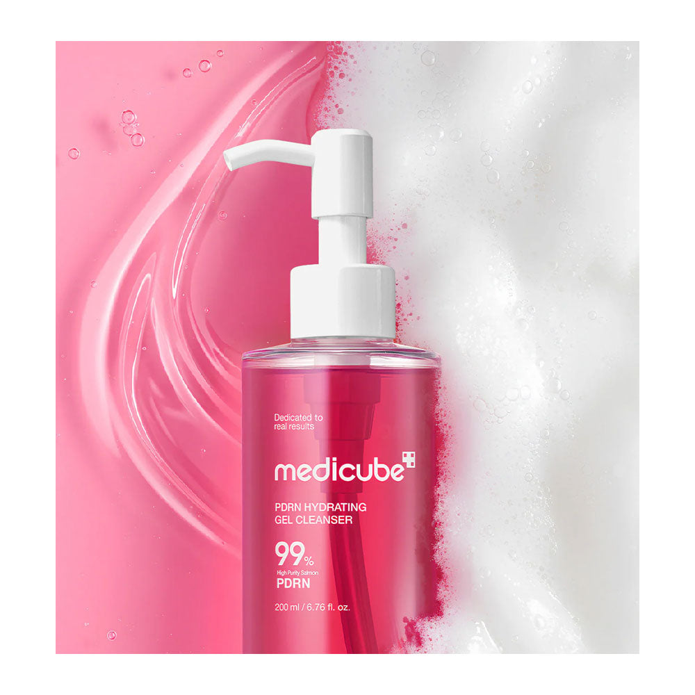 MEDICUBE PDRN Hydrating Gel Cleanser - Peaches&Creme Shop Korean Skincare Malta