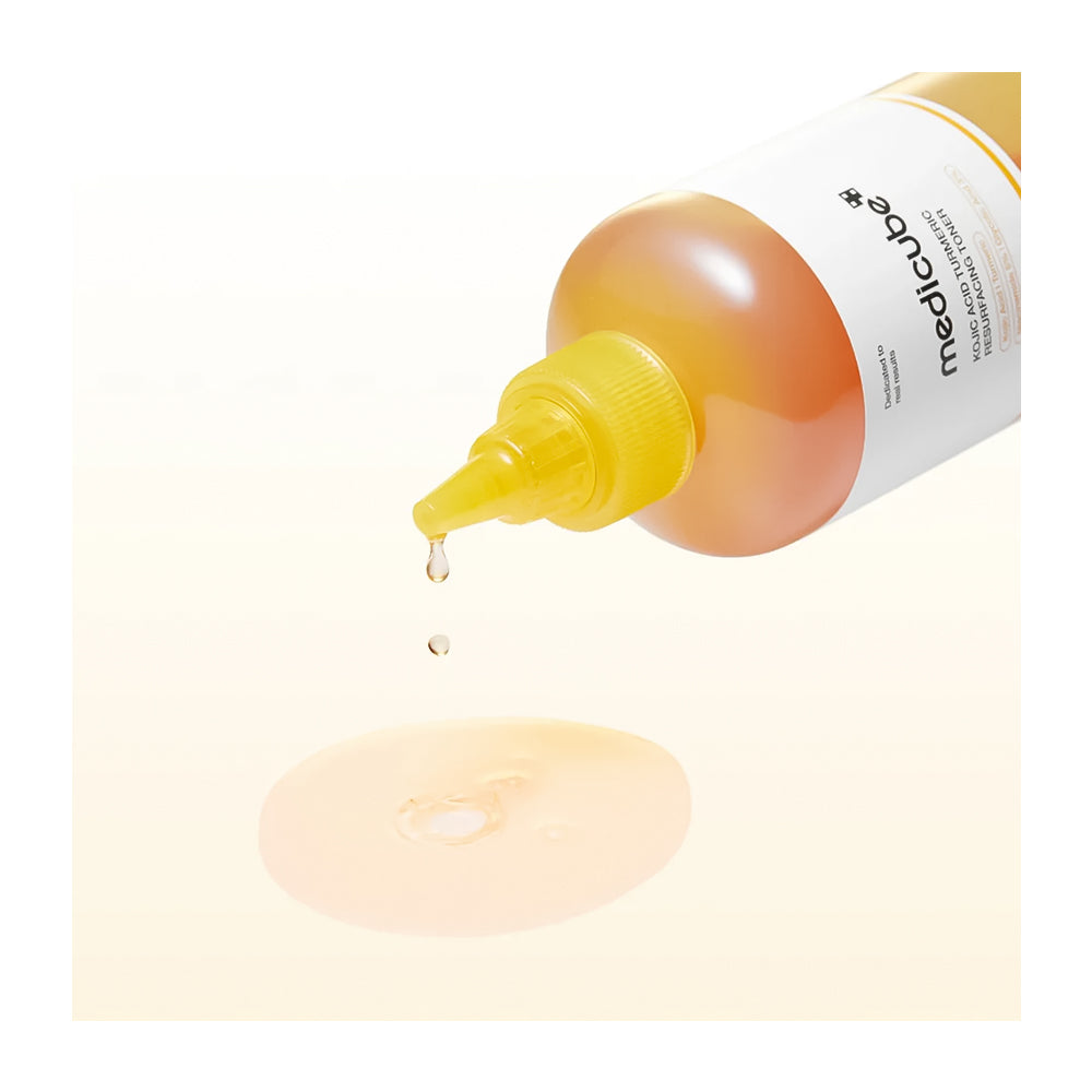 Medichare bottle of skincare product with dropper on a white background