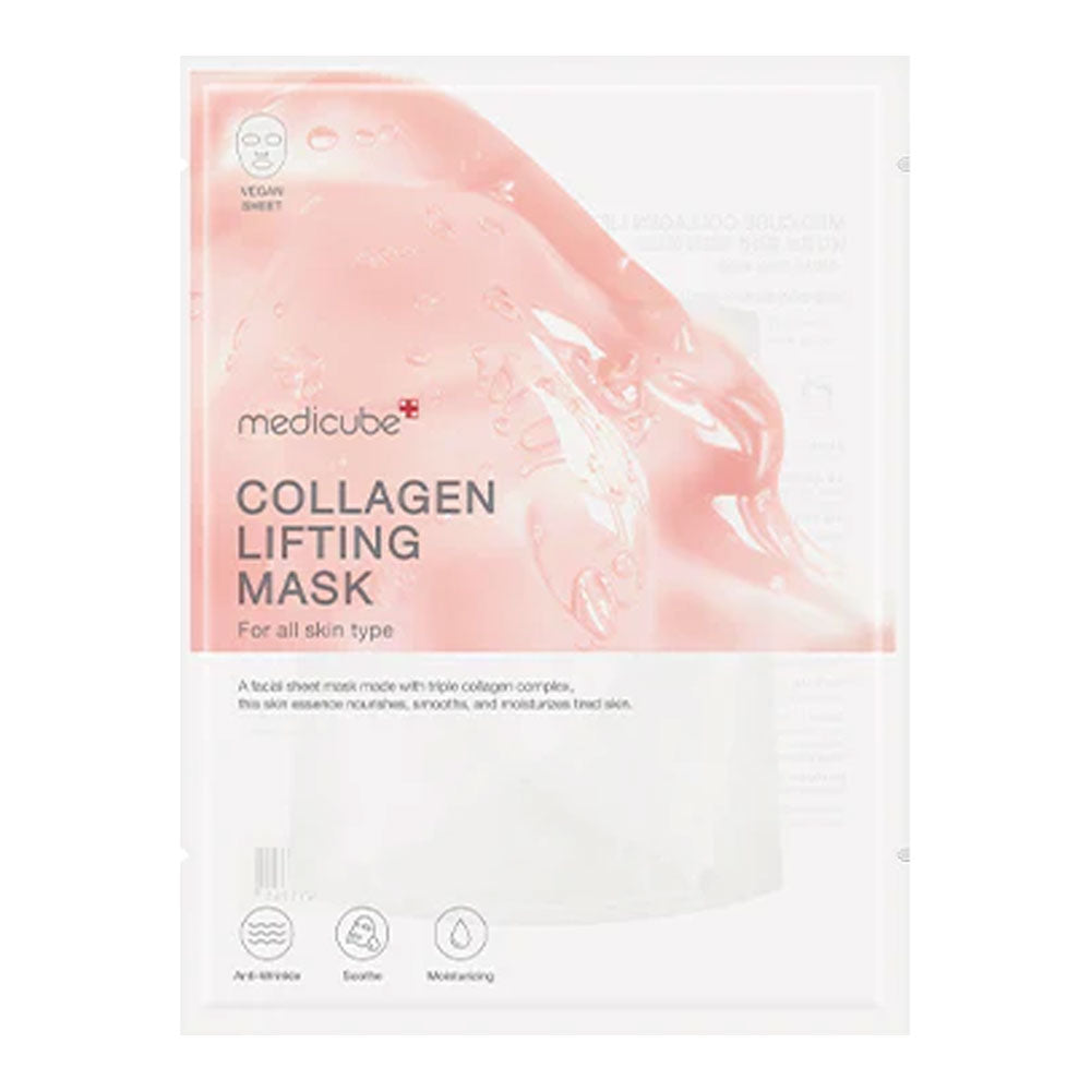 MEDICUBE Collagen Lifting Mask - Peaches&Creme Shop Korean Skincare Malta