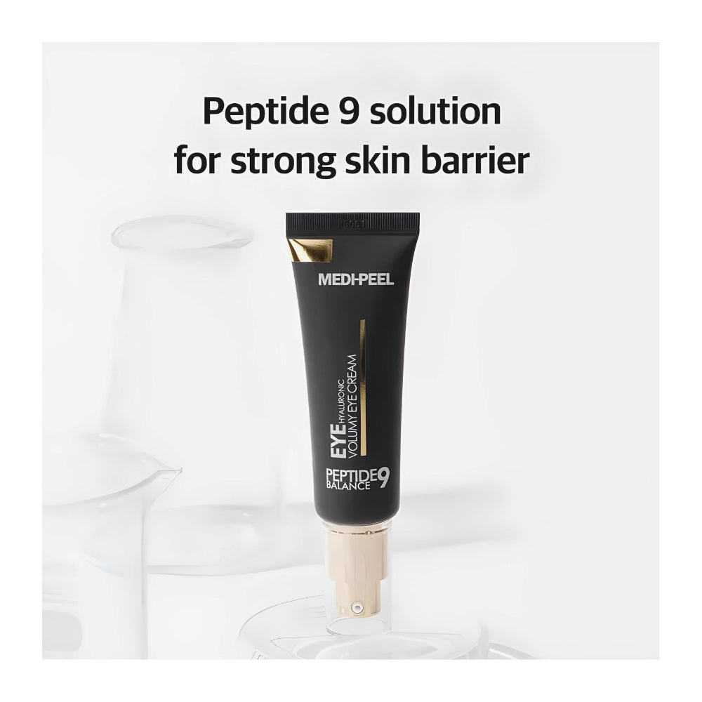 MEDI-PEEL Peptide 9 Hyaluronic Volumy Eye Cream-Peaches&Creme K-Beauty