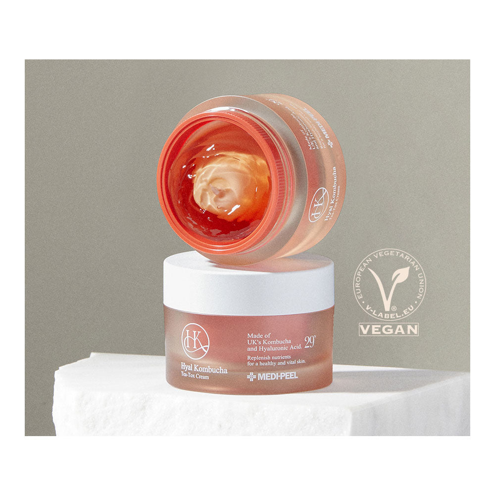 MEDI-PEEL Hyal Kombucha Tea-Tox Cream - Peaches&Creme Shop Korean Skincare Malta