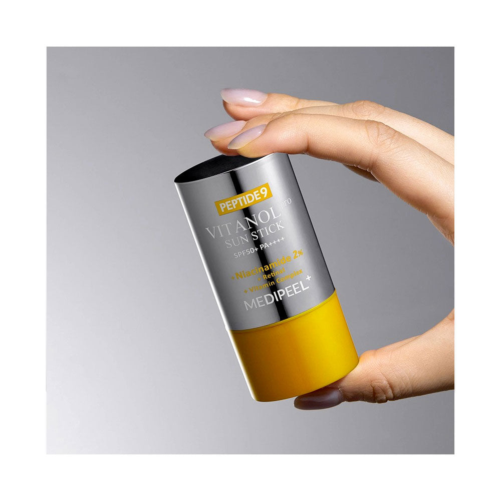 MEDI-PEEL Peptide 9 Vitanol Sun Stick PRO - Peaches&Creme Shop Korean Skincare Malta