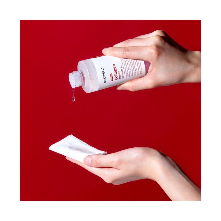 MEDI-PEEL Red Lacto Collagen Soothing Essence Toner - Peaches&Creme Shop Korean Skincare Malta