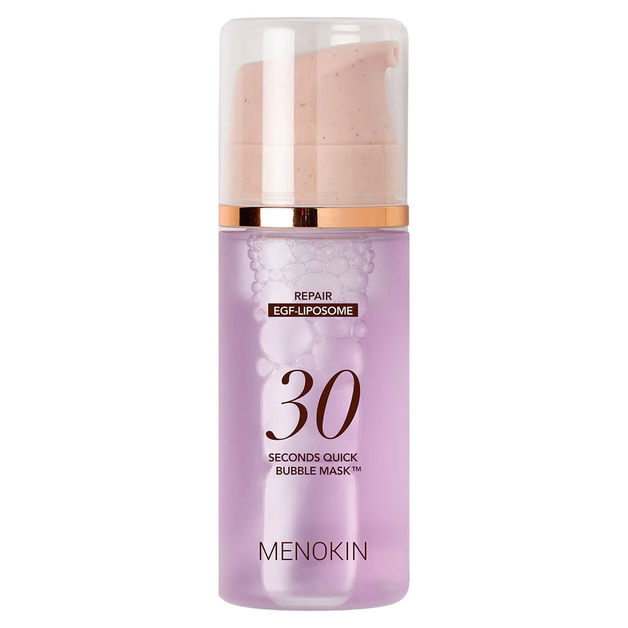 MENOKIN 30 Seconds Quick Bubble Mask REPAIR - Peaches&Creme Shop Korean Skincare Malta