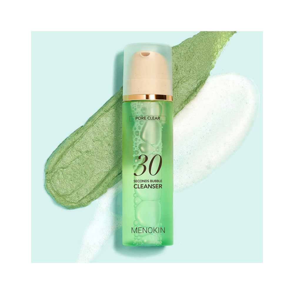 MENOKIN 30 Seconds Bubble Cleanser PORE CLEAR - Peaches&Creme Shop Korean Skincare Malta
