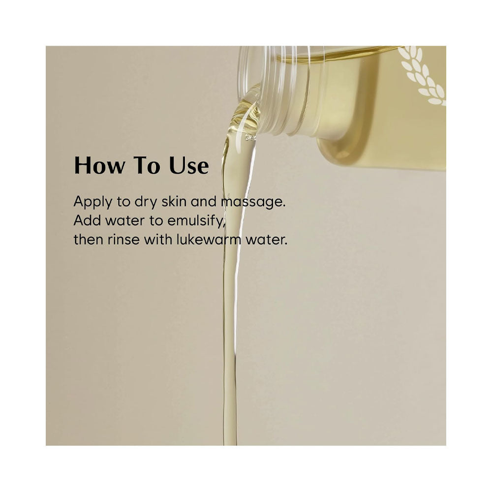 MIDHA Rice Cleansing Oil - Peaches&Creme Shop Korean Skincare Malta