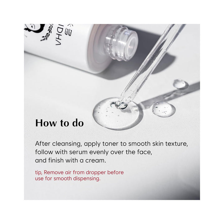 MIDHA Rice Serum - Peaches&Creme Shop Korean Skincare Malta