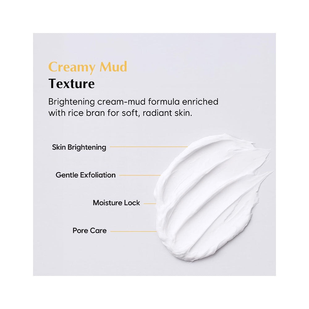 MIDHA Rice Brightening (Wash Off) Mask - Peaches&Creme Shop Korean Skincare Malta