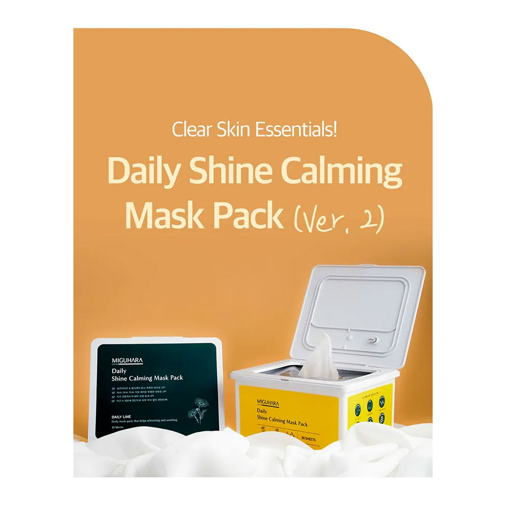 MIGUHARA Daily Shine Calming Mask Pack - Peaches&Creme Shop Korean Skincare Malta