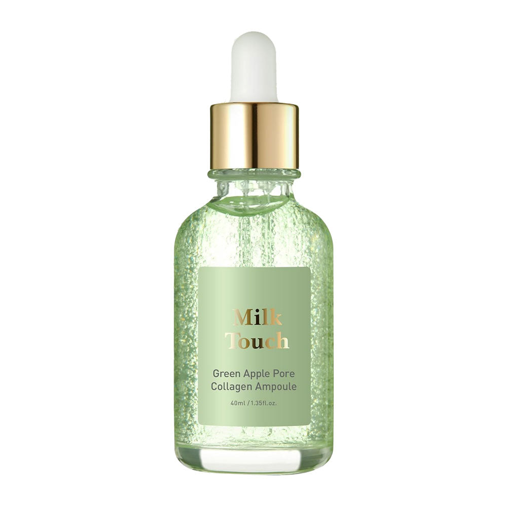 MILK TOUCH Green Apple Pore Collagen Ampoule - Peaches&Creme Shop Korean Skincare Malta