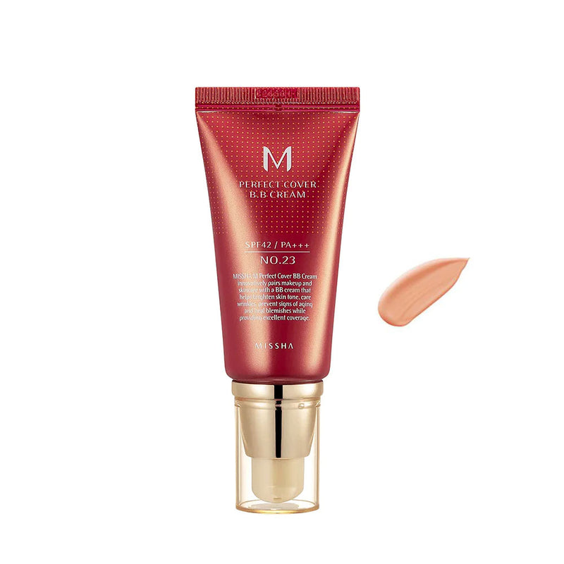 Missha M Perfect Cover BB Cream - Peaches&Creme Shop Korean Skincare Malta