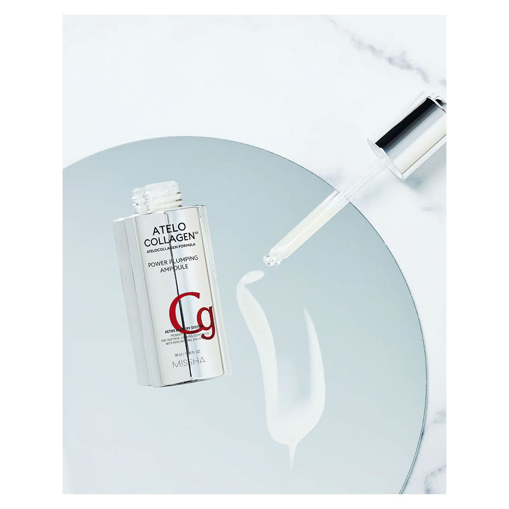 MISSHA Atelo Collagen 500 Power Plumping Ampoule - Peaches&Creme Shop Korean Skincare Malta