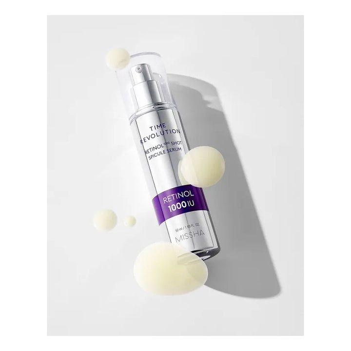 MISSHA Time Revolution Retinol 1000 Shot Spicule Serum - Peaches&Creme Shop Korean Skincare Malta