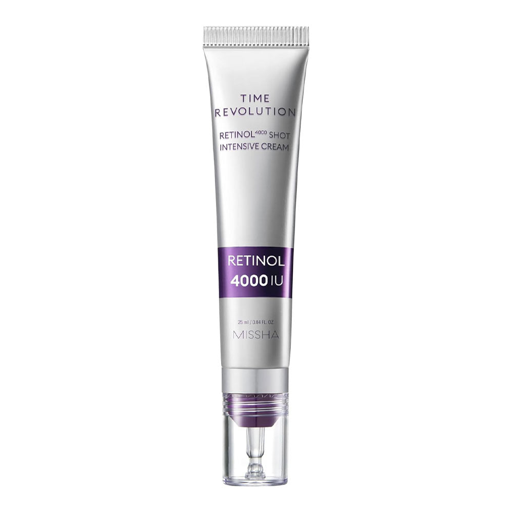 MISSHA Time Revolution Retinol 4000 Shot Intensive Cream - Peaches&Creme Shop Korean Skincare Malta