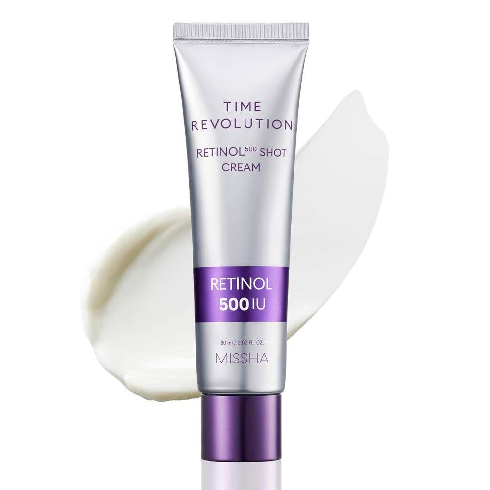 MISSHA Time Revolution Retinol 500 Shot Cream - Peaches&Creme Shop Korean Skincare Malta
